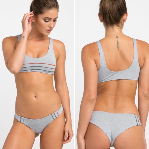 RVCA Other - RVCA Pipeline Bikini Tank Top Cheeky Bottom Set L